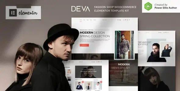 DEVA – Fashion Store WooCommerce Elementor Template Kit